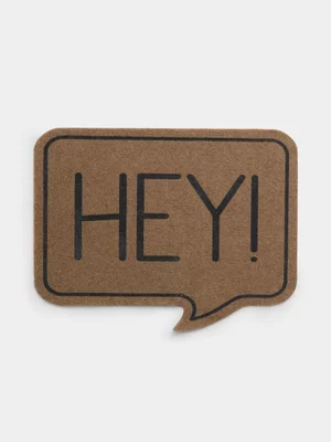 Jet Home Hey Natural Doormat 