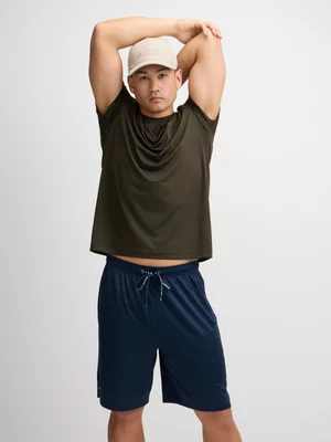 TS Mens Agility Gym Knit Navy Shorts