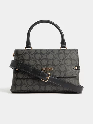 Women's Guess Grey Castalia Top Handle Crossbody Bag
