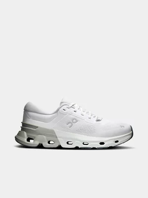 On Mens Cloudflyer 5 Ivory/Tan Running Shoes 
