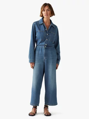 Women's Levi's Blue  Iconic Flaxing Jumpsuit
