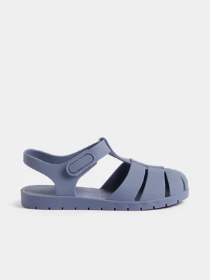 Exact Older Boy's Blue Jelly Sandals
