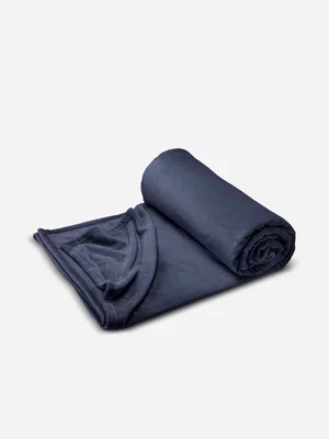 Volpes Shimmersoft Midnight Blue Throw