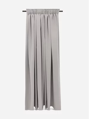 Volpes Blockout Silver Taped Unlined Curtain