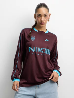 Nike Women's Nsw Maroon Jersey