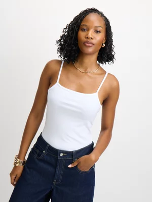 Jet Women’s White Adjustable Strap Strappy Top