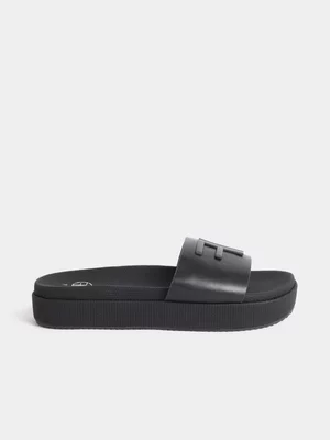 FF Pleather Flatform Sandals