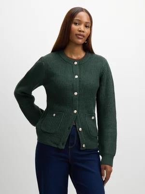 Jet Women’s Green Chanel Cardigan