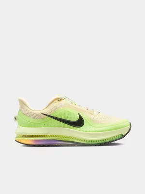 Nike Mens Pegasus Premium Alabaster/Black/Barely Volt Running Shoes