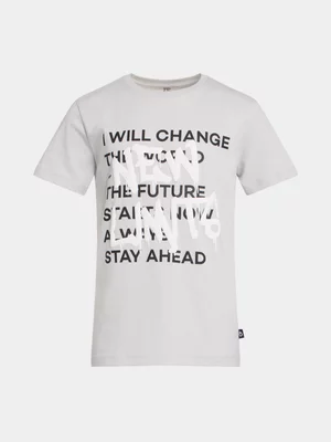 TS KB Boys New Limits Grey Tee