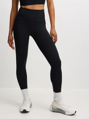 TS Womens Rib Inset Black Leggings