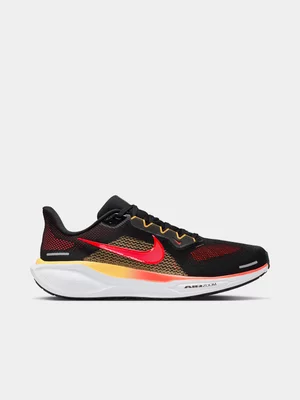Nike Mens Pegasus 41 Black/Orange Running Shoes 