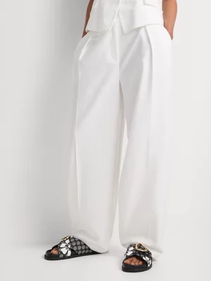 FF X Rich Mnisi Linen-Blend Barrel Leg Pants