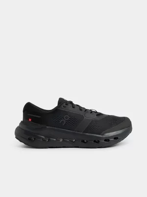 On Mens Cloudrunner 3 Black Running Shoes 