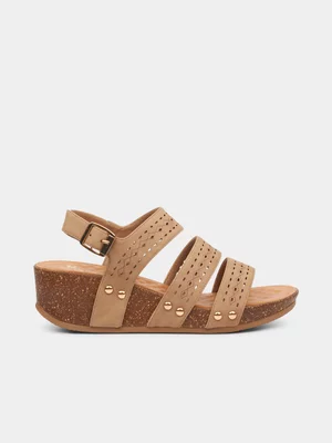 Women's Butterfly Feet Taupe Cheyan 2 Sandals