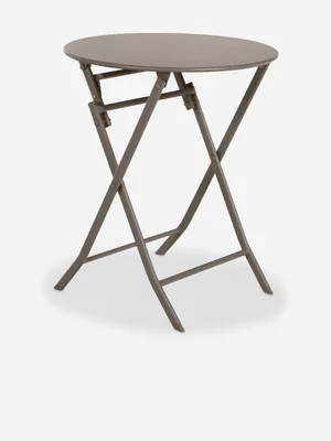 Self Assembly Hesperide Outdoor Folding Bistro Table Grey