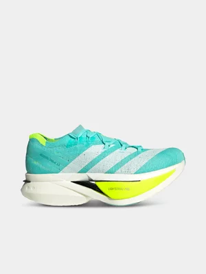 adidas Mens Adizero Prime x3 Teal/White Running Shoes 