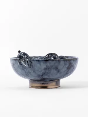 Rialheim Shy Octupus Bowl Obsidian 20cm