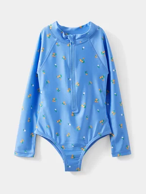 Cotton On Kids Girl Blue Lydia Swimsuit