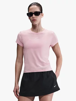 Nike Womens Sportswear Chill Knit Pink Tee
