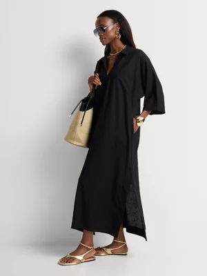 Linen Cotton Tunic Dress