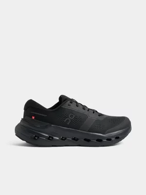 On Mens Cloudrunner 3 Black Running Shoes 