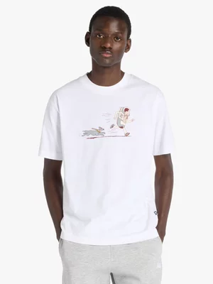 New Balance Men's Newbie Chase White T-Shirt