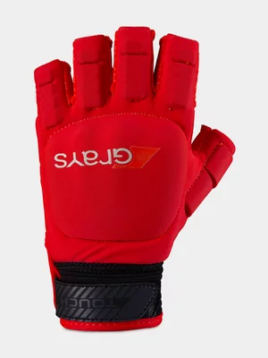 Grays Touch Left Hand Medium  Red Hockey Gloves