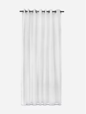 Volpes Mystical Voile White Eyelet Unlined Curtain