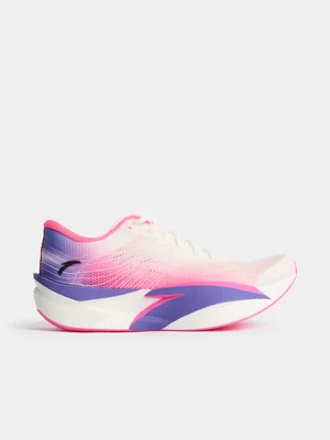 Anta Mens C202 6 Beige/Pink/Purple Running Shoes