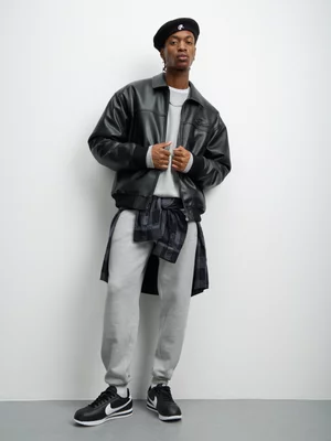 Redbat Classics Men's Grey Melange Core Fleece Active Pants