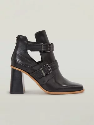 G-Star Women's Ringer Mid Strap Leather Black Boots