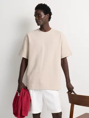 Markham Men's Oversized Fit Stone T-Shirt 