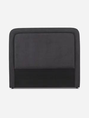 Myla Curved Headboard Sol Charcoal Grey