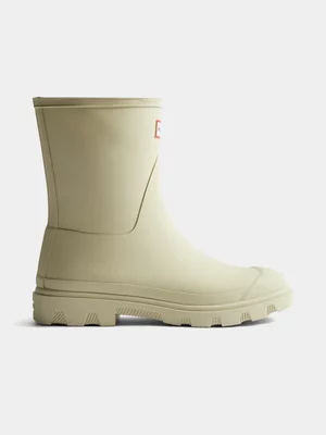 Men's HUNTER Cream Downpour Short Boots