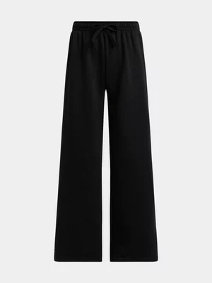 Jet Younger Girls Black Good Energy Wide Leg Jogger