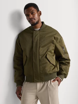 Markham Men's Oversized Fit Fatigue Bomber Jacket