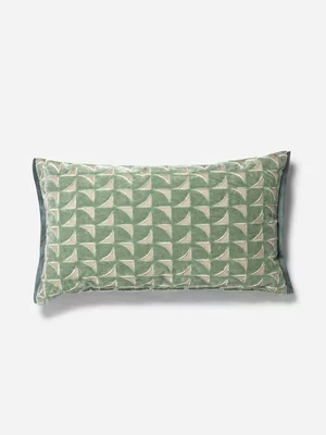 DG Half Arches Scatter Cushion Green 40x70