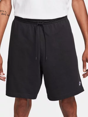 Nike Mens Club Knit Black/White Shorts
