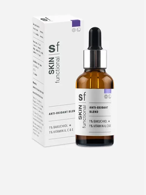 SKIN functional 1% Bakuchiol + 1% Vitamin A,C + E, Anti-Oxidant Protection Serum