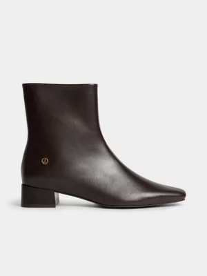 Luella Almond Toe Sock Boots