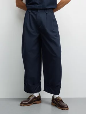 The FIX Men's Navy Tailored Barrel Pants