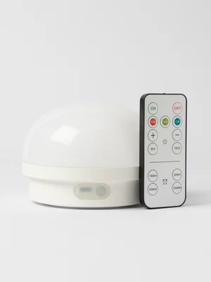 Solar Rechargeable Outdoor Lightbulb with Remote