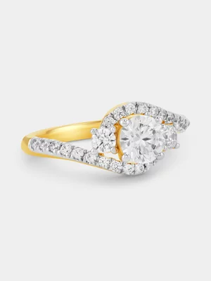 The Heritage Collection Yellow Gold 1.59ct Lab Grown Diamond Trilogy Embrace Ring