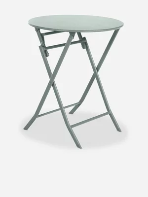 Self Assembly Hesperide Outdoor Folding Patio Table Olive