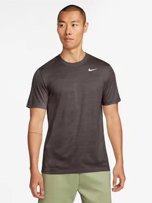 Nike Mens Dri-Fit Legend Brown/Pure White Tee