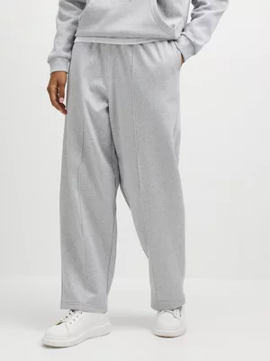 Exact Women's Grey Barrel Leg Pants
