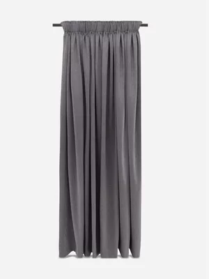Volpes Lexi Blockout Charcoal Taped Lined Curtain