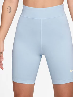 Nike Womens Sportswear Classic 8 Inch Aqua Bike Shorts