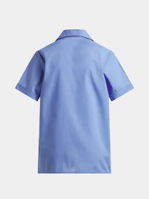 Jet Kids Blue Gladneck School Shirt